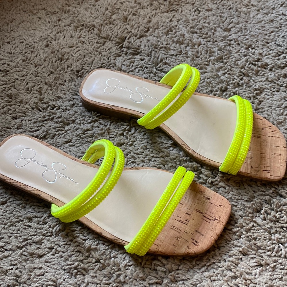 Jessica Simpson sandal slides